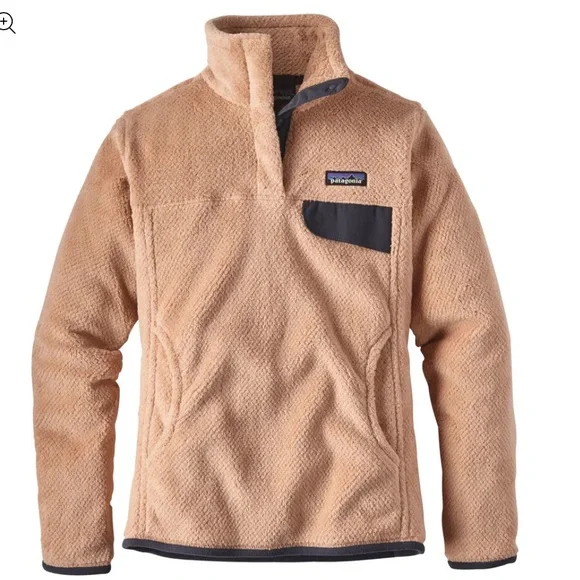 Patagonia Women's Re-Tool Snap-T Deep Pile Fleece Pullover Pink Size XL - Picture 1 of 9